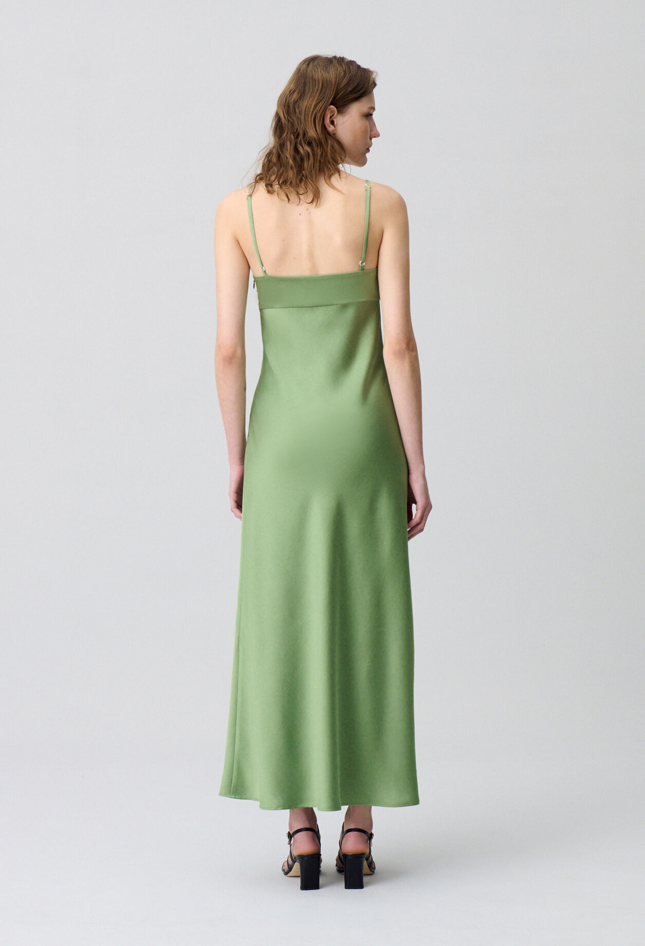 Satin Maxi Dress