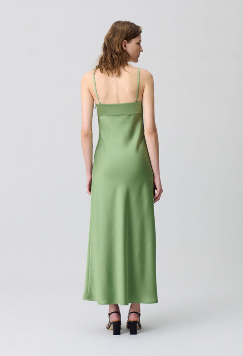 Satin Maxi Dress