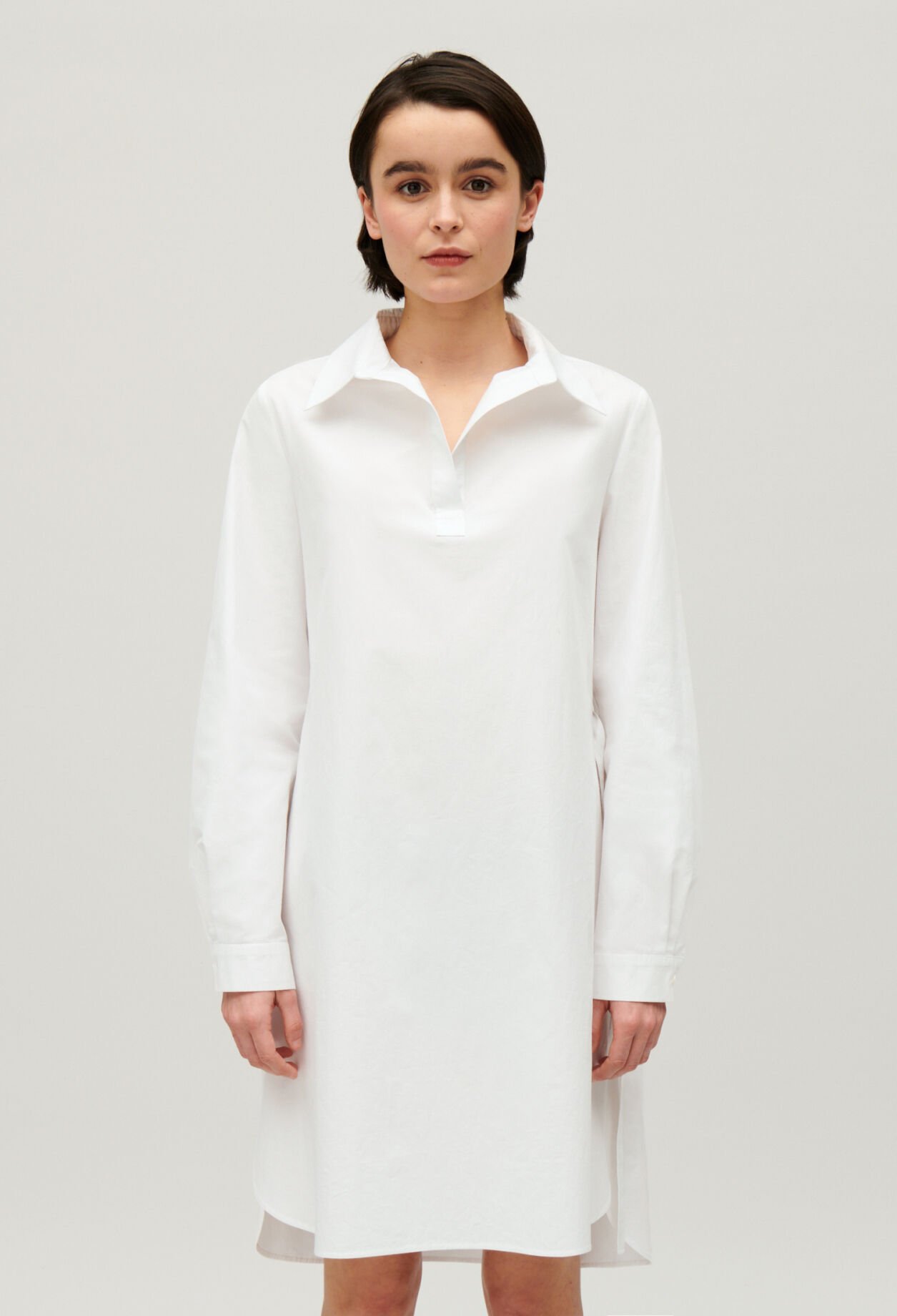 Short polo neck dress