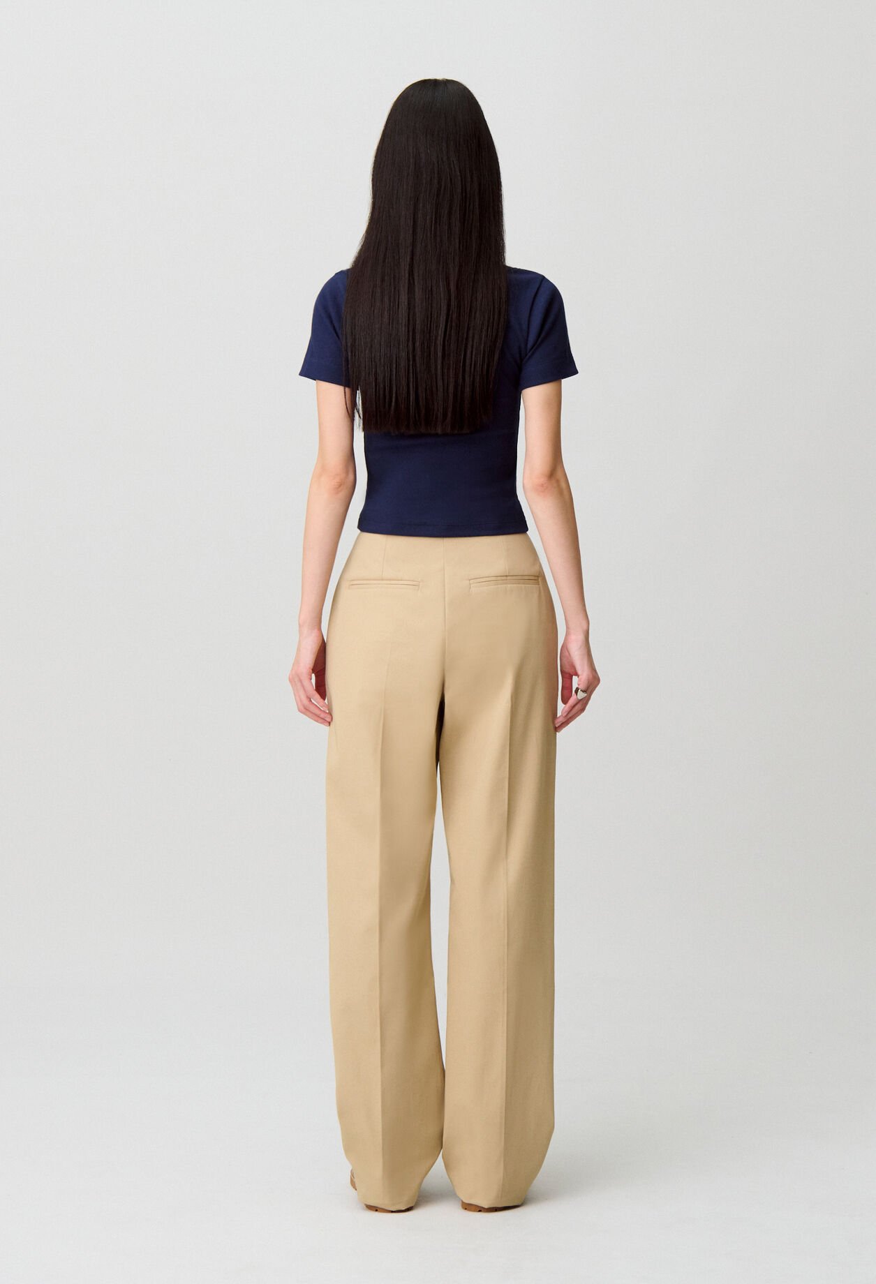 Embroidered cotton T-shirt