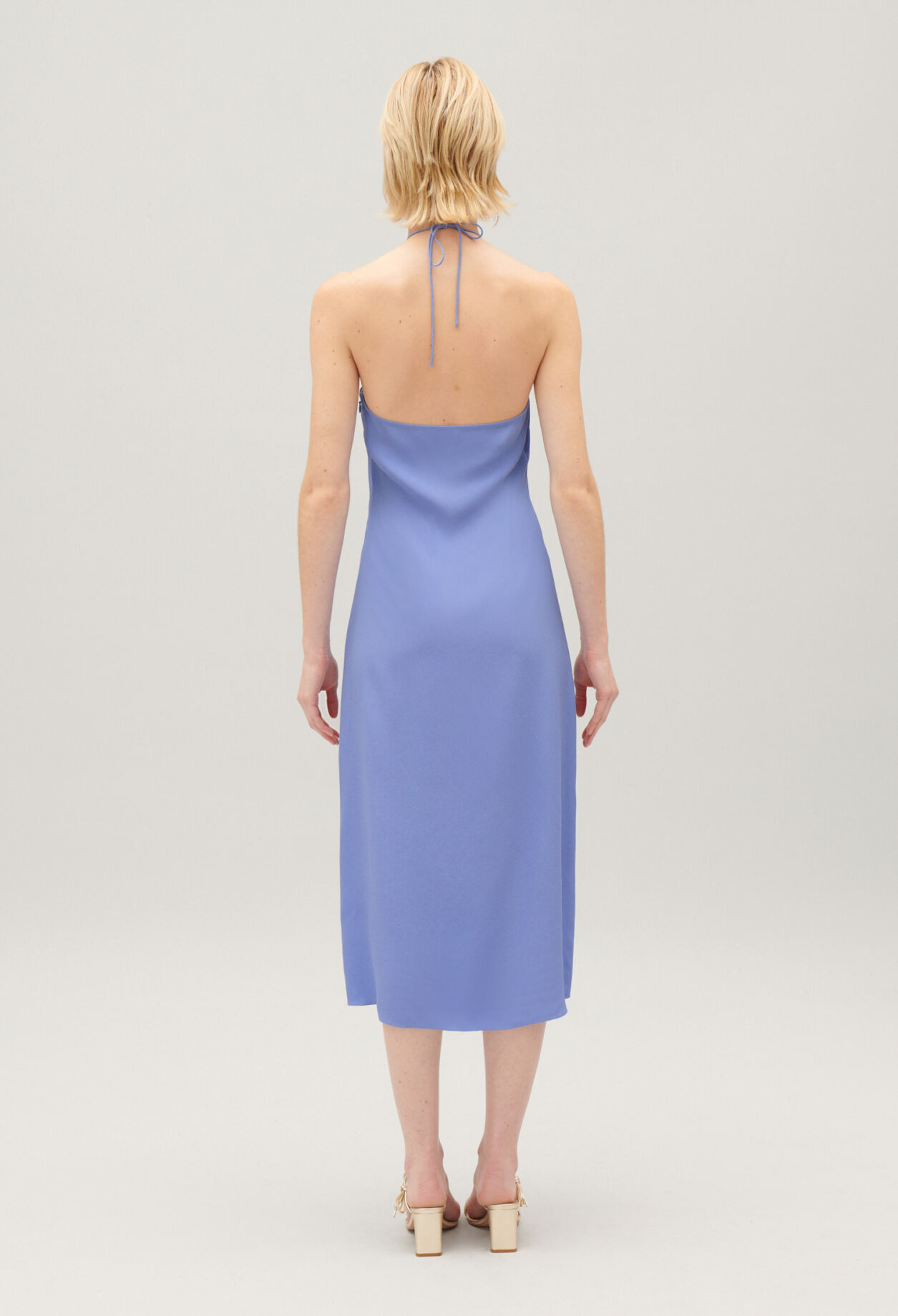 Short backless dress