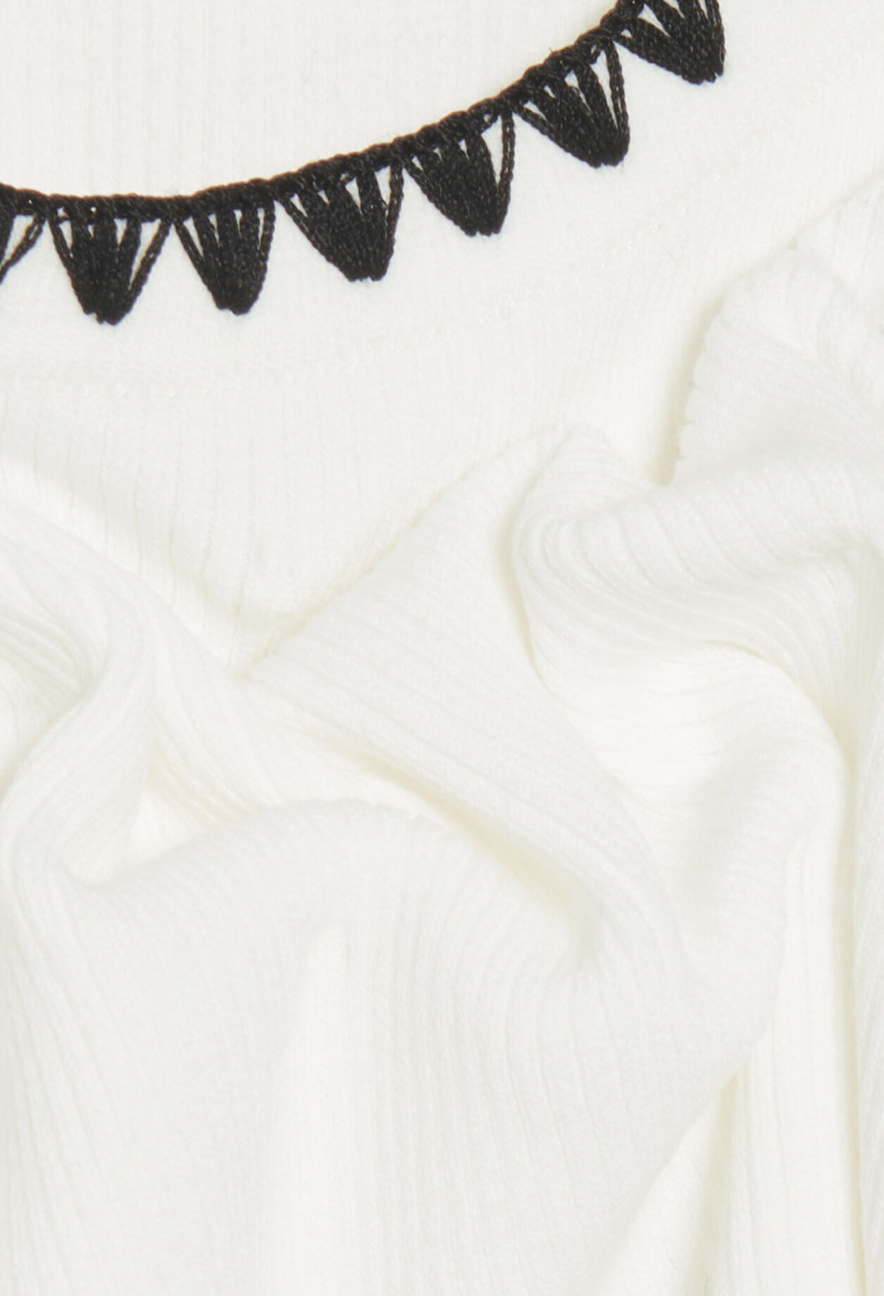 Ecru ribbed vest