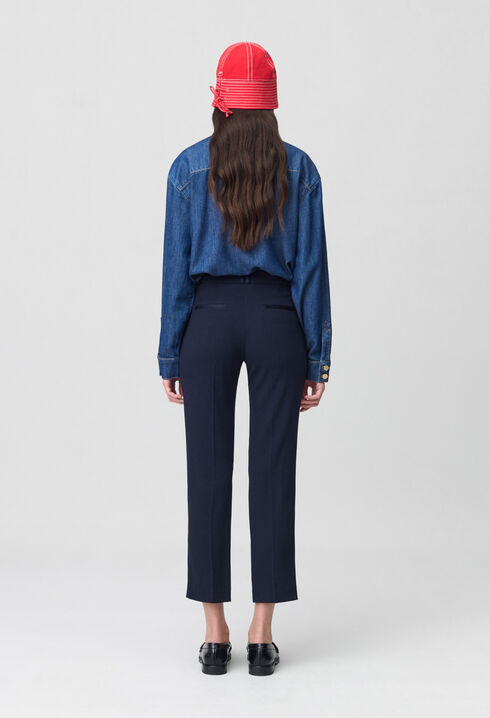 Plain tailored trousers 