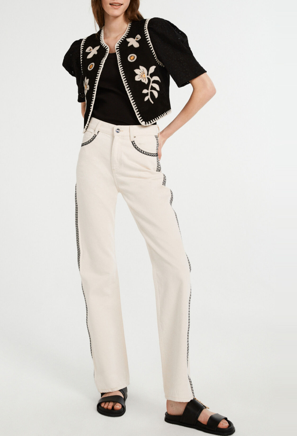 White jeans
