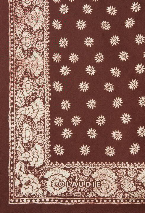 Printed Square Scarf