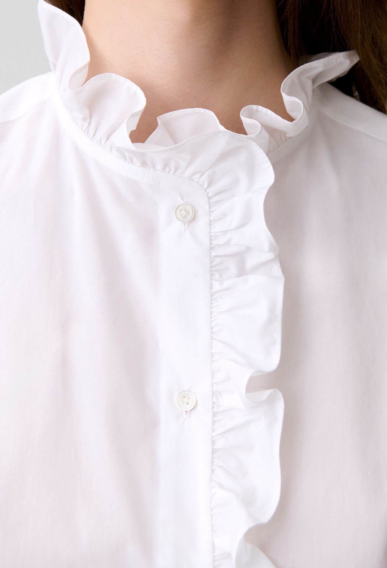 Victorian collar poplin shirt for women | Claudie Pierlot