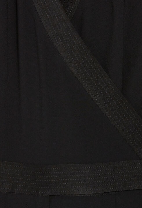 Black trouser suit
