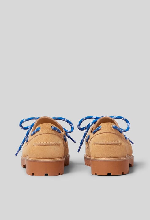 Suede boat shoes