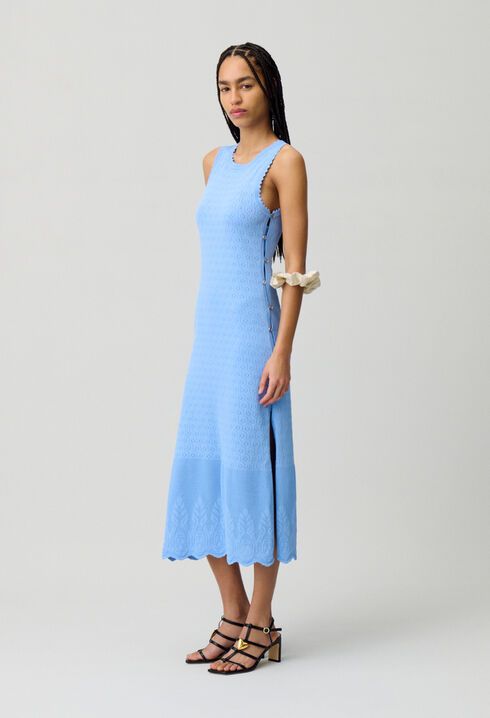 Mid-length knitted dress