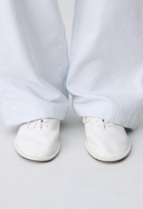 Soft leather brogues