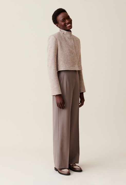 Short Stand Collar Jacket