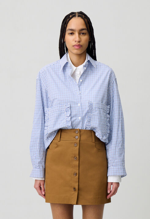 Short Skirt with Buttons