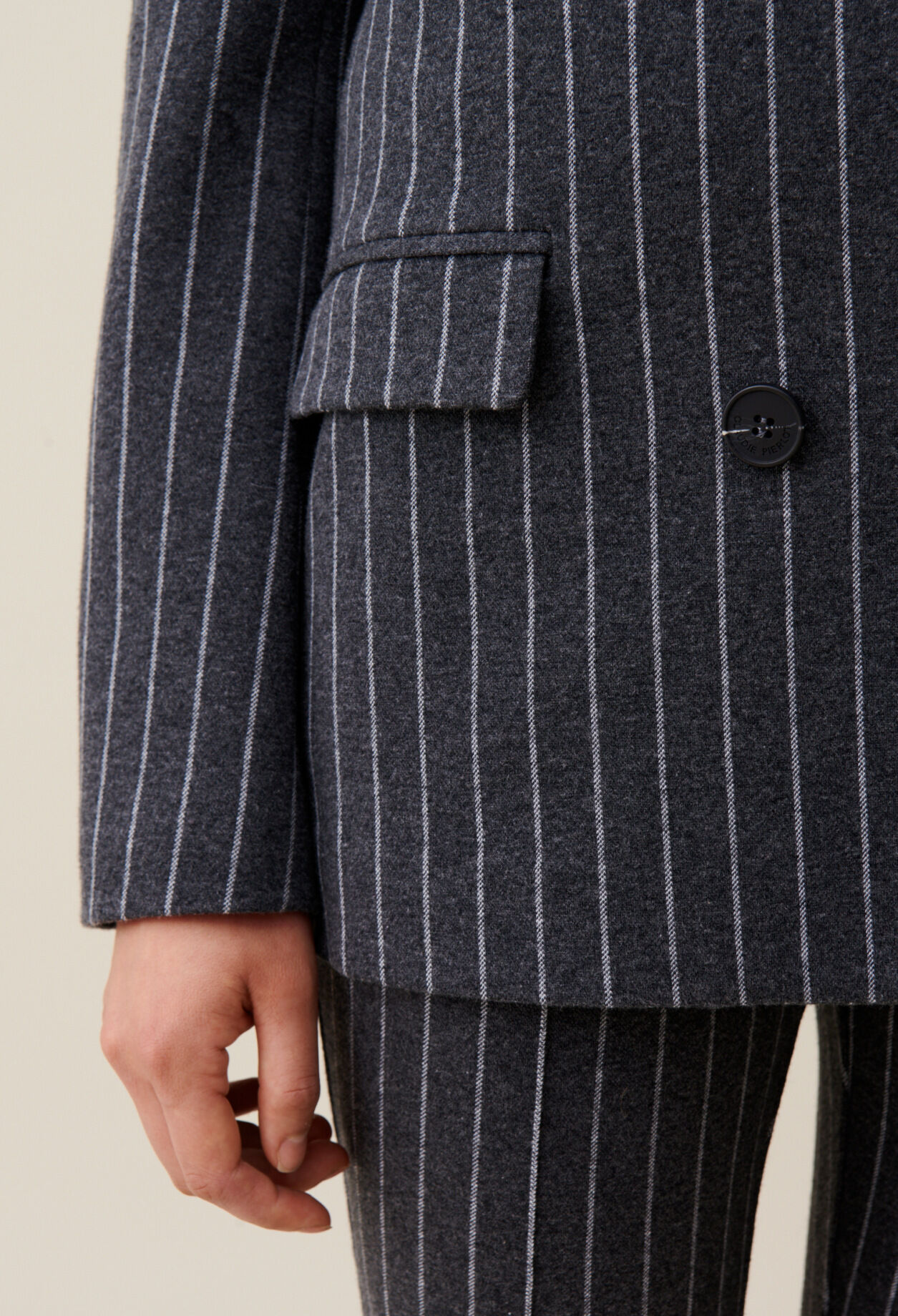 Striped Oversized Blazer