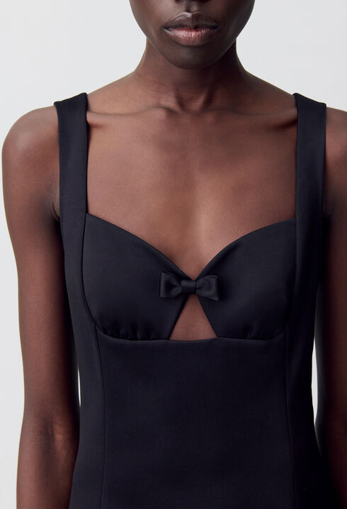 Pleated Mini Dress