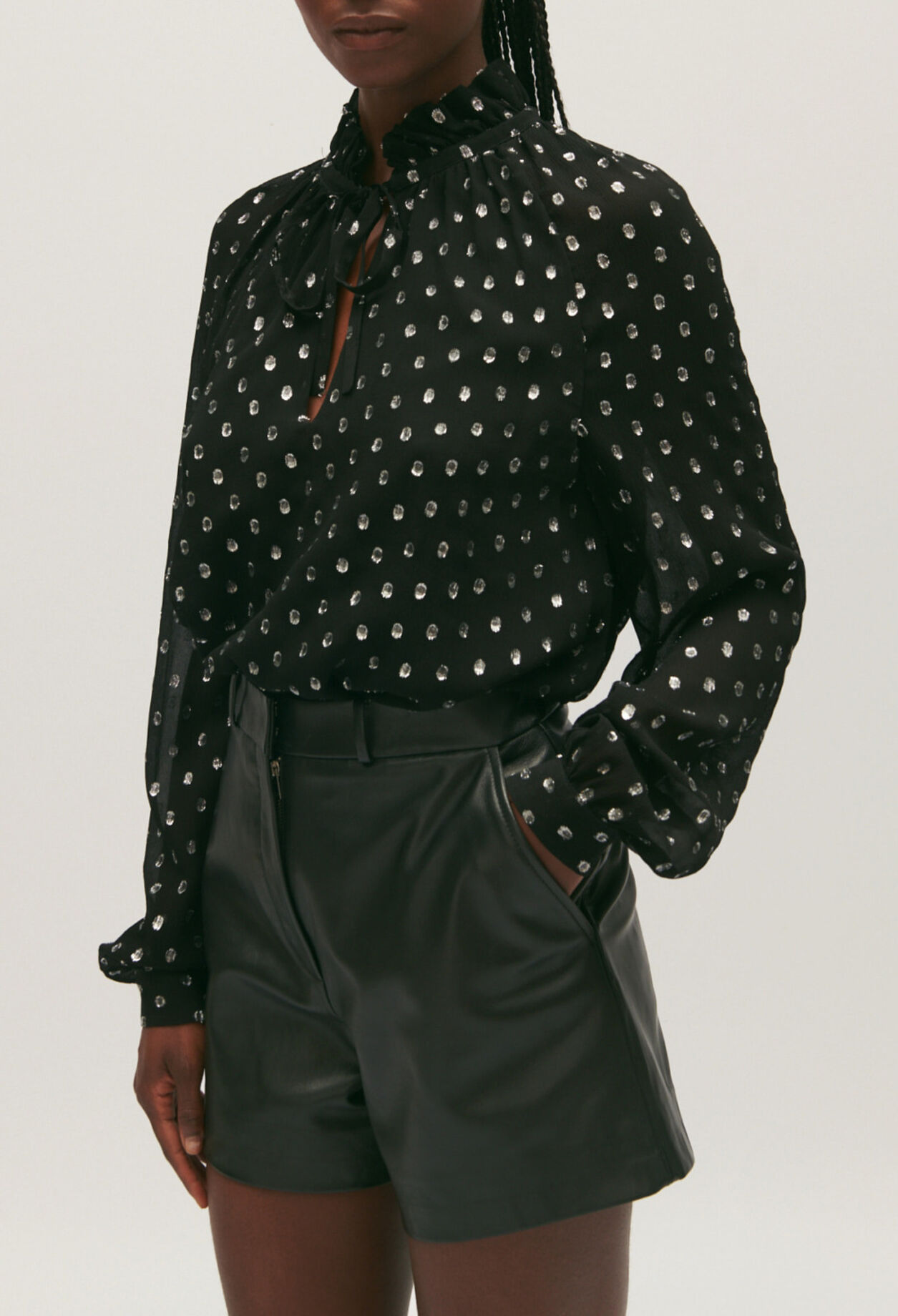 Black dotty shirt