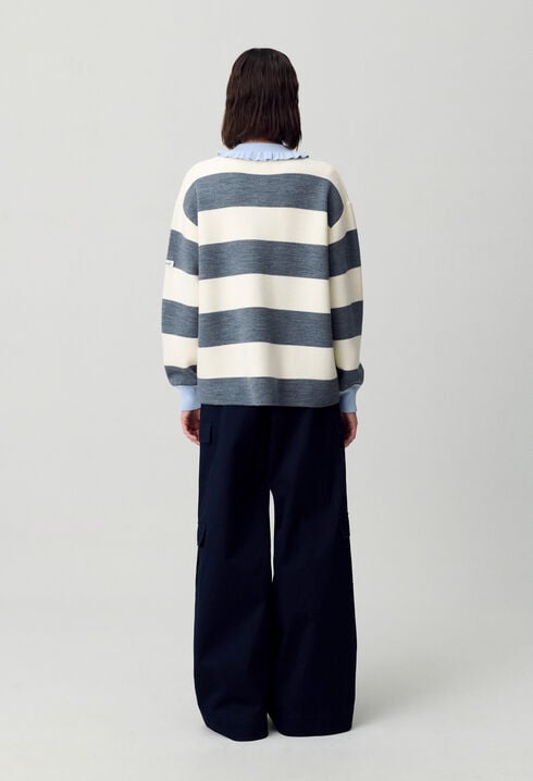 Striped Polo Jumper