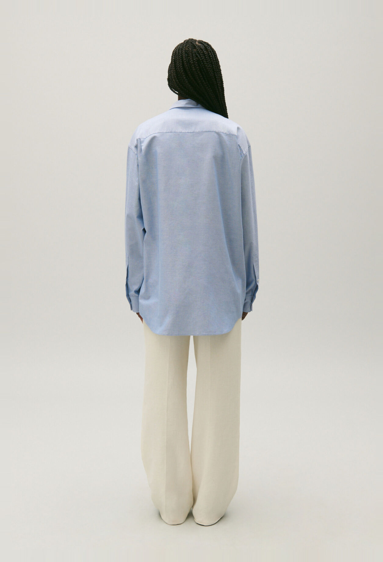 Sky blue cotton shirt