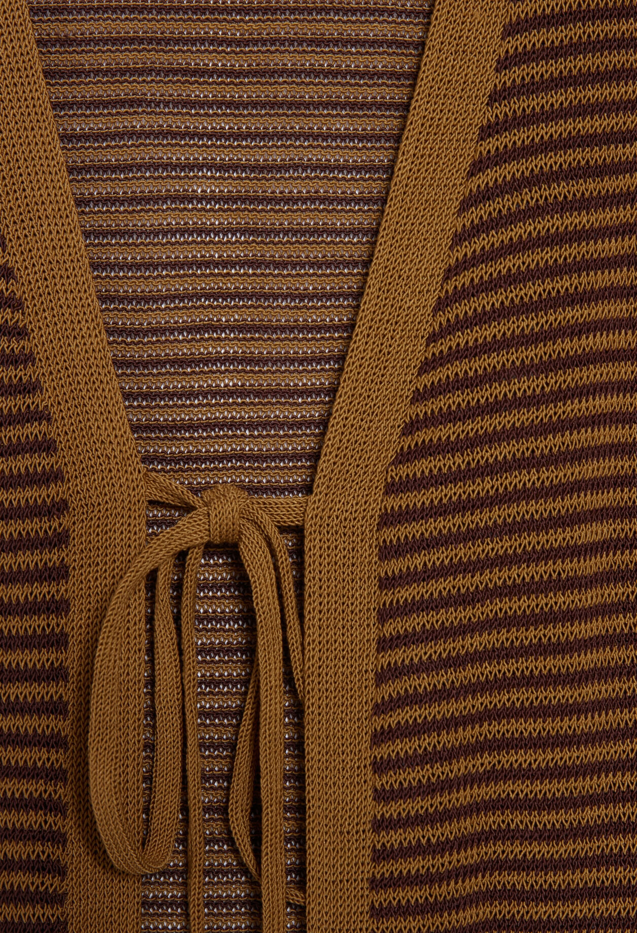 Long brown cardigan