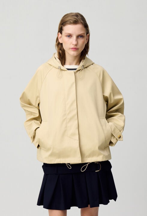 Lightweight hooded parka
