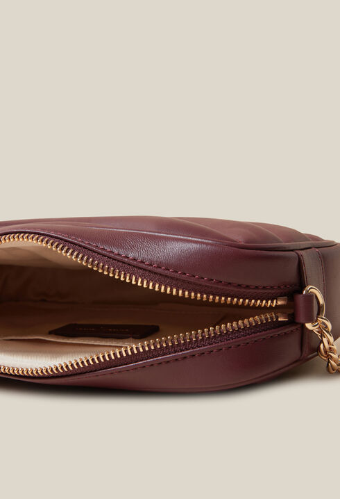 Matte Leather Quilted Alba Bag