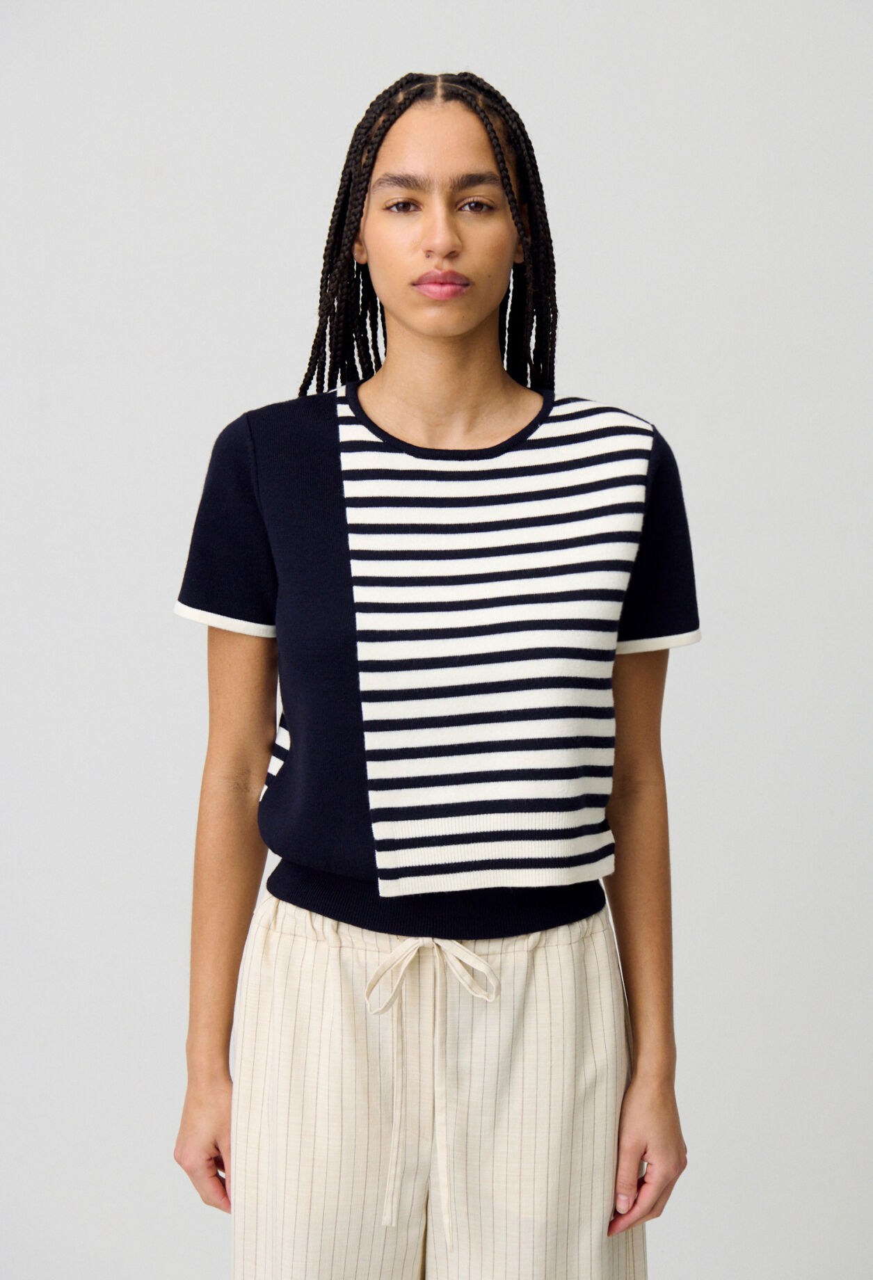 Short Striped Jumper