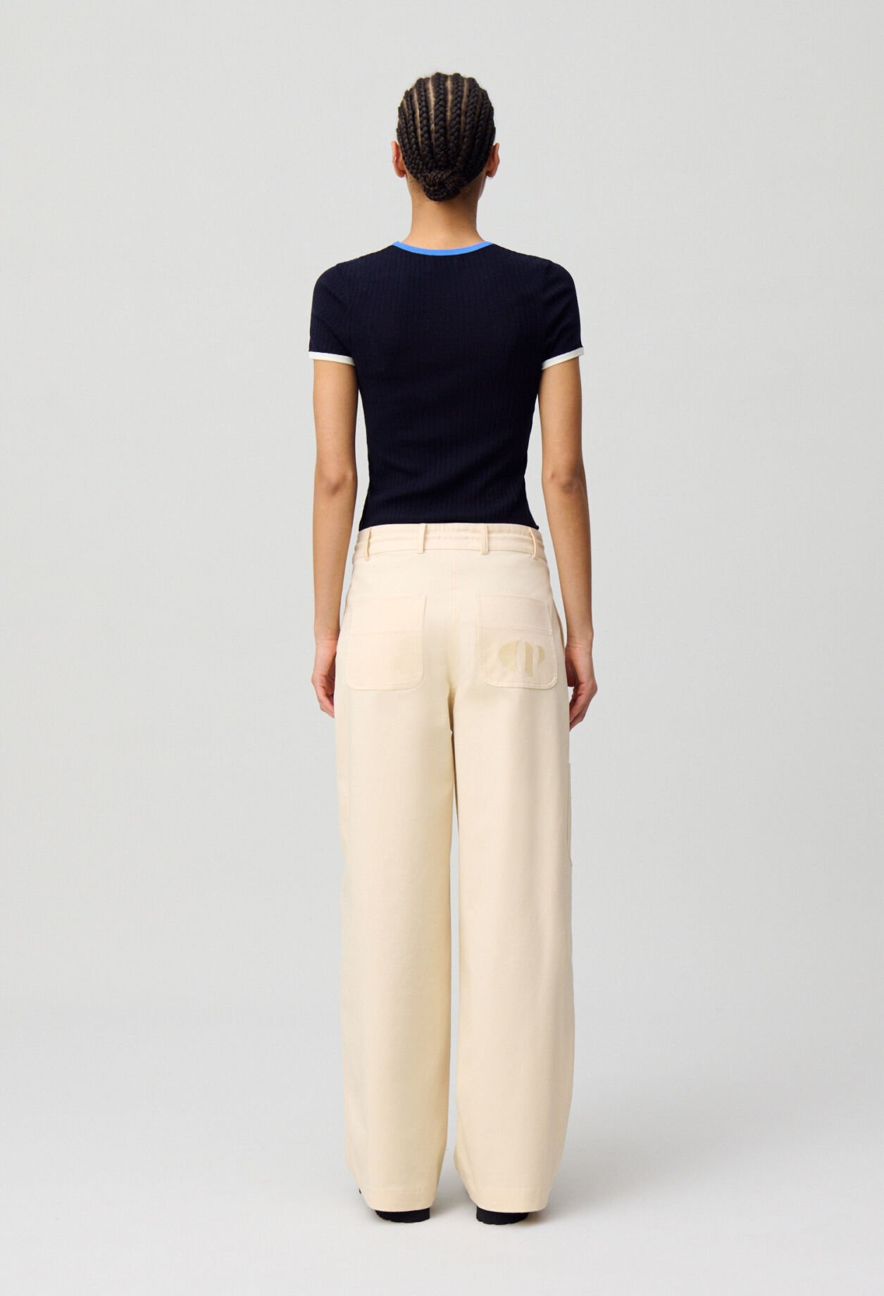 Low-rise cargo trousers