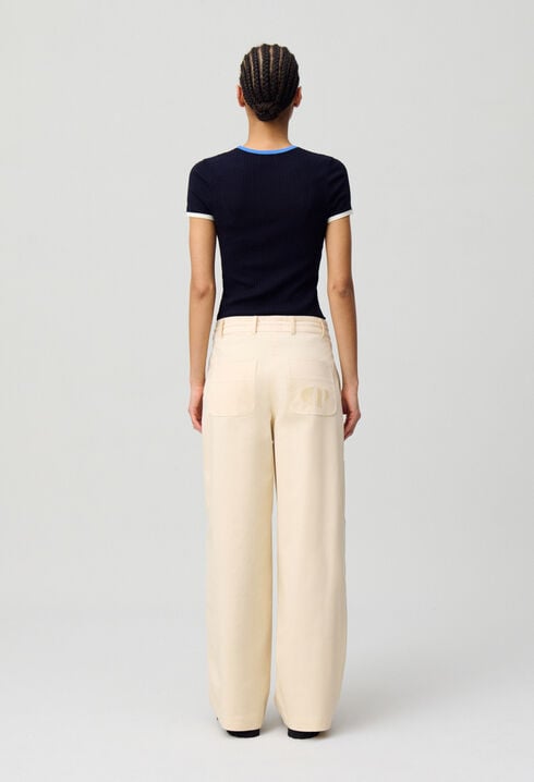 Low-rise cargo trousers