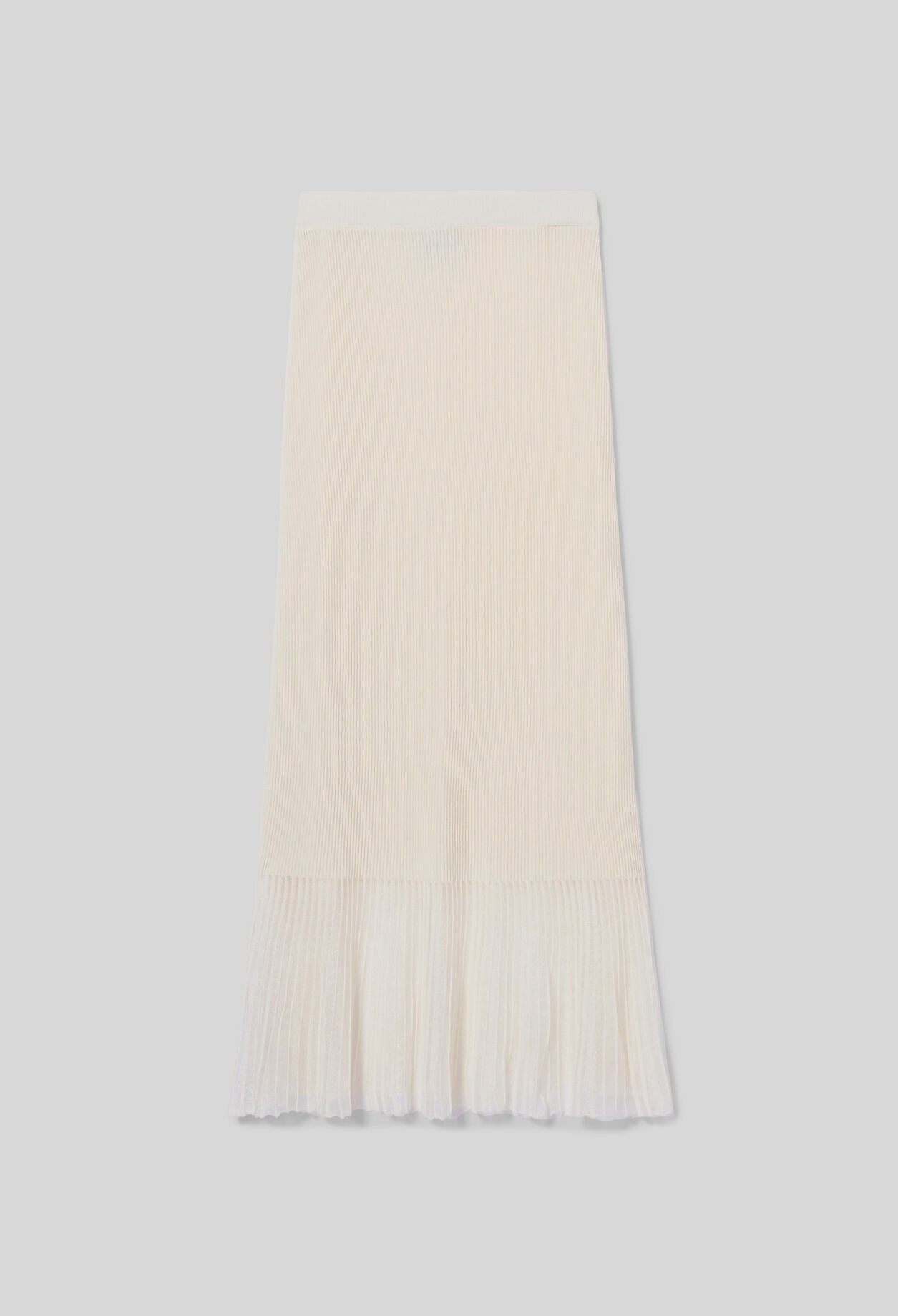 Long knitted skirt