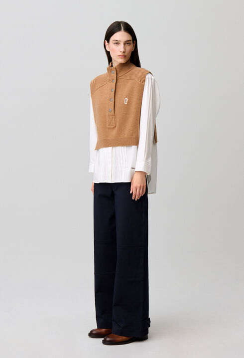 Sleeveless Knit Top