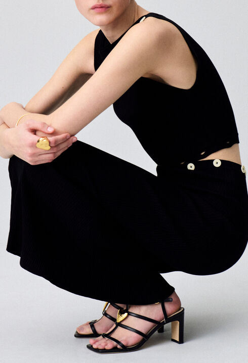 Mid-length knitted dress