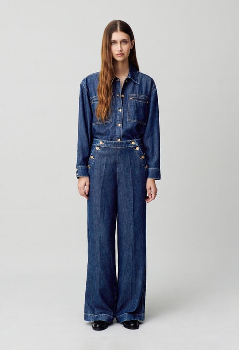Oversized Denim Shirt