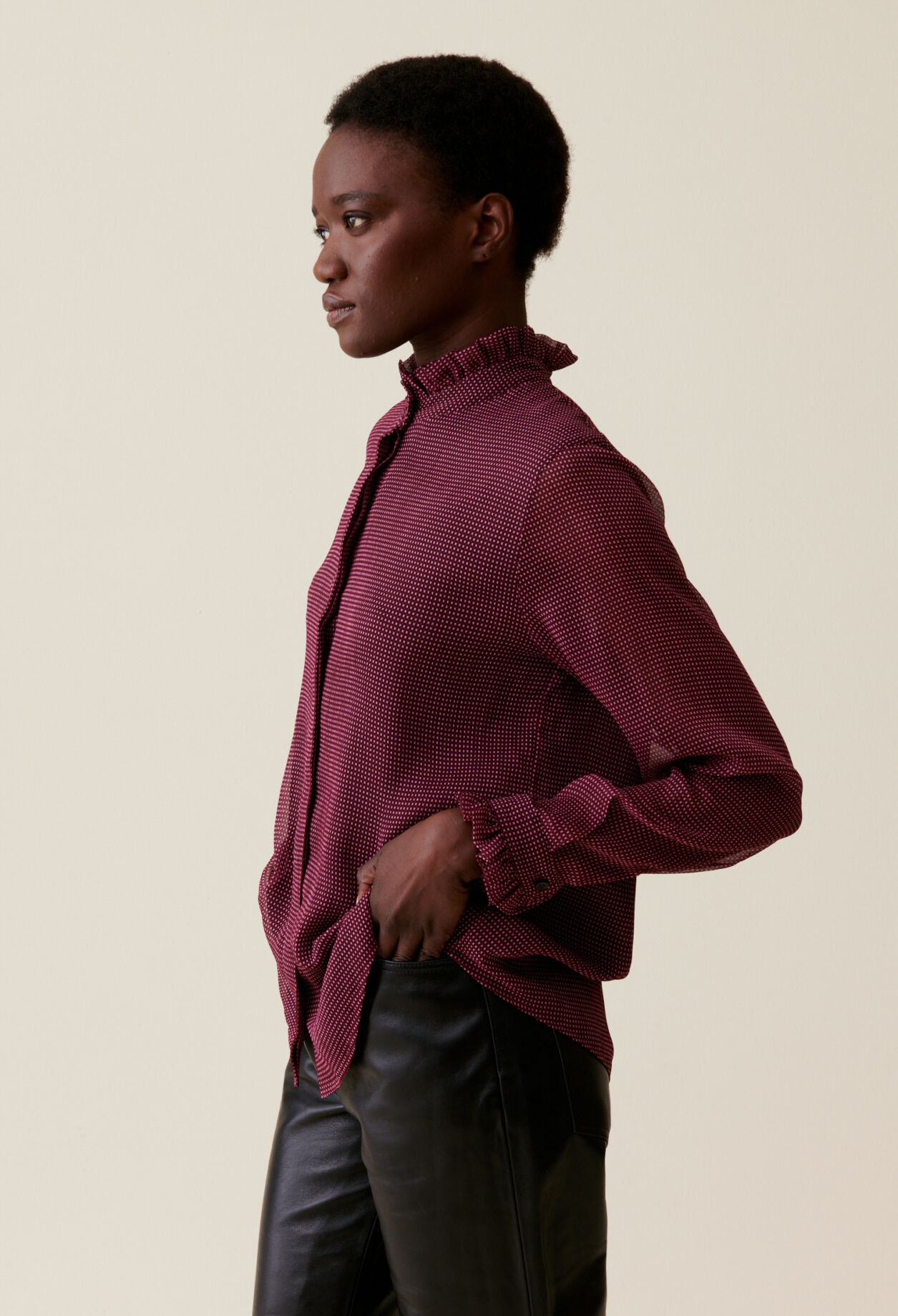 Flowy Checkered Shirt for women Claudie Pierlot