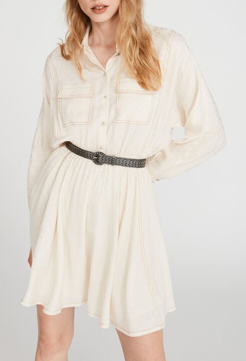 Robe fluide façon chemise