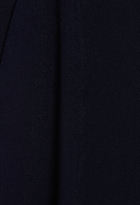 Short navy babydoll dress