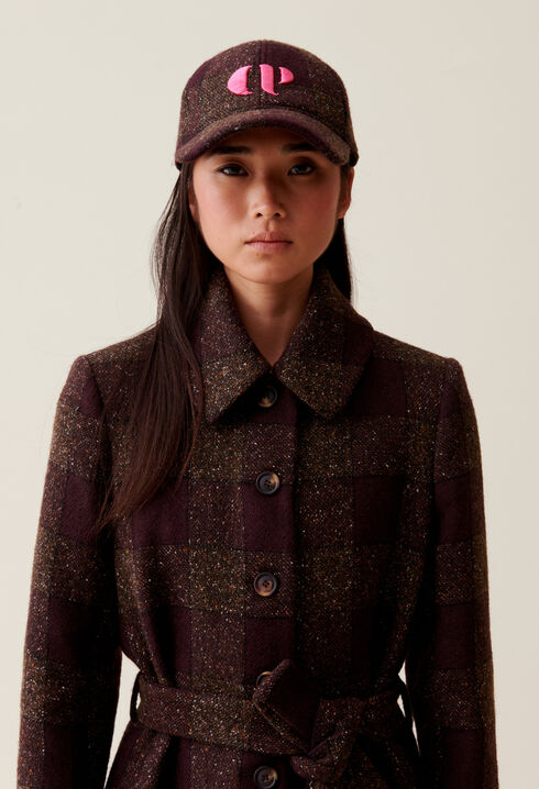 Wool blend coat