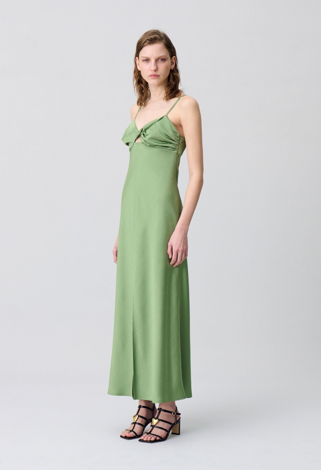 Satin Maxi Dress
