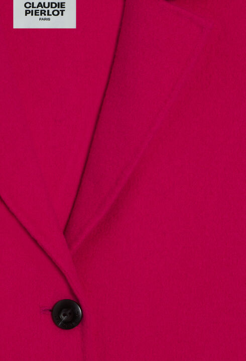 Manteau droit mi-long