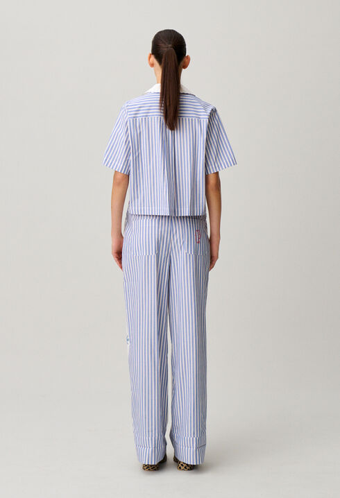 Striped cotton shirt