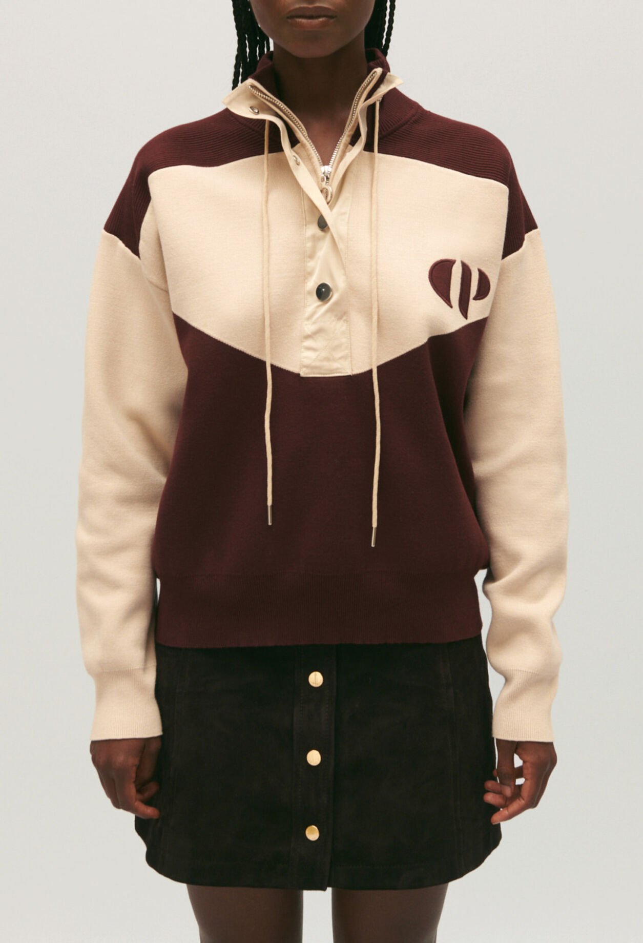 Minimum half-zip sweatshirt