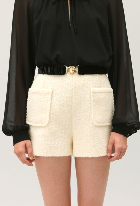 Black elasticated belt