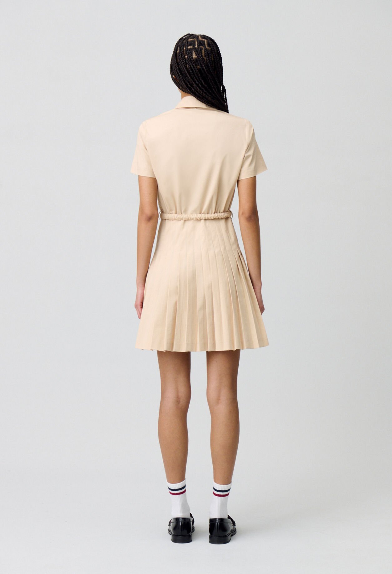 Short buttoned dress