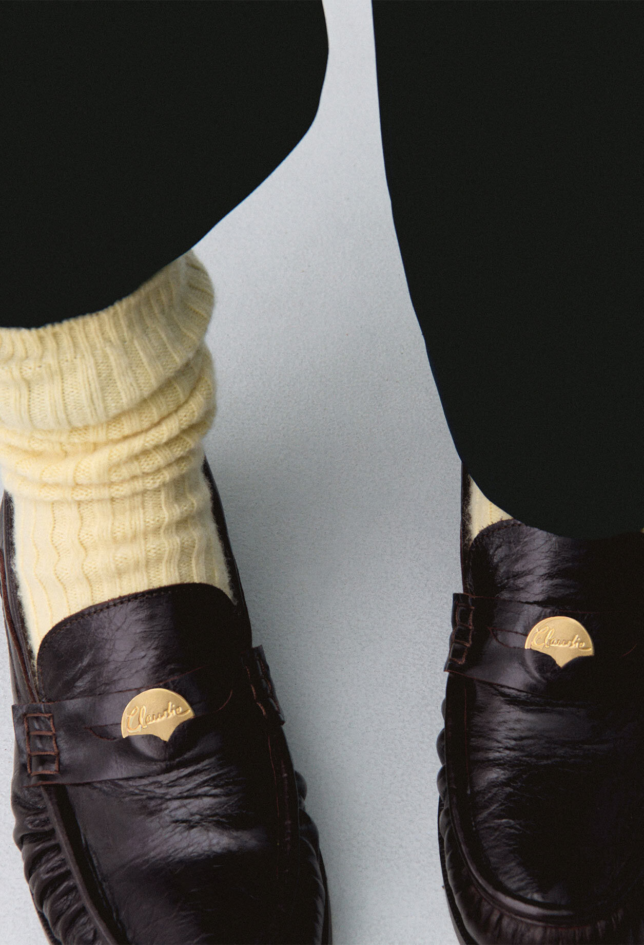 Patent leather loafers