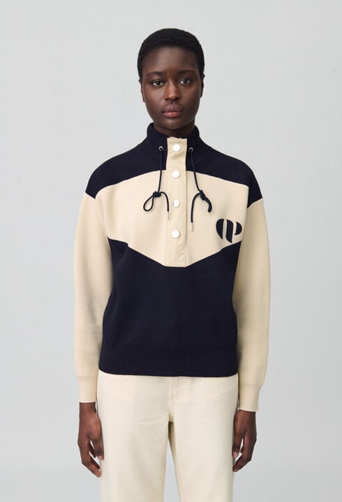 Minimum half-zip sweatshirt