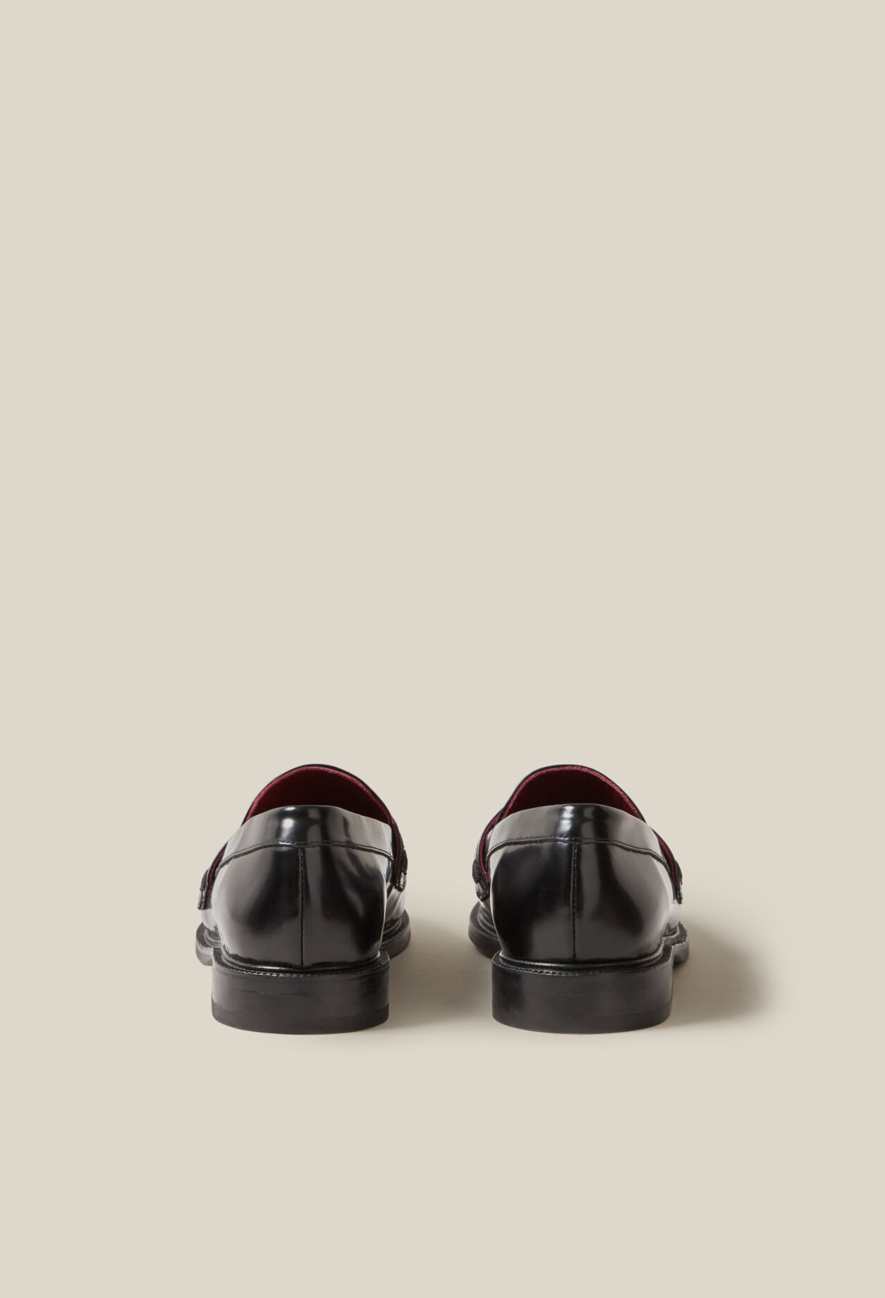 Leather loafers