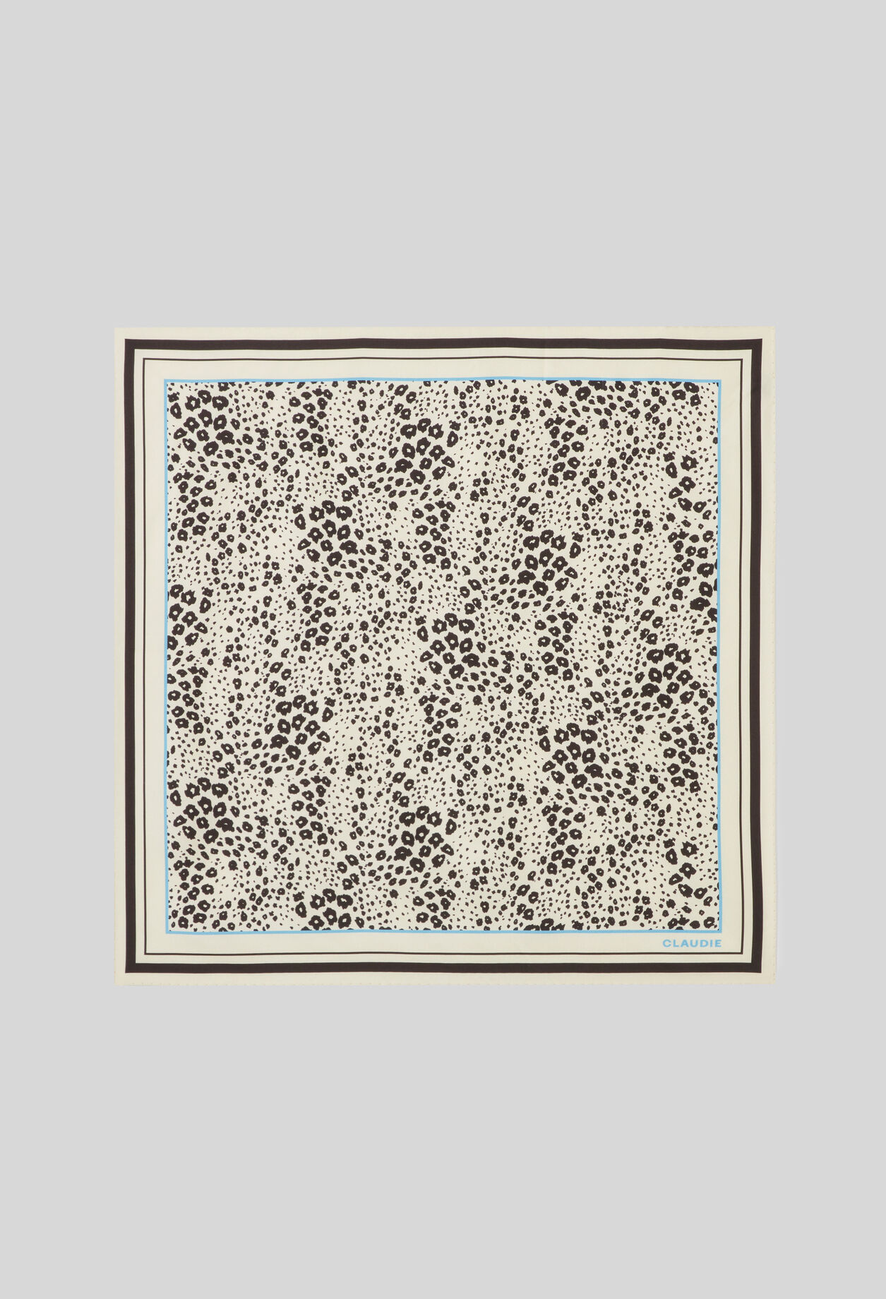 Leopard silk scarf