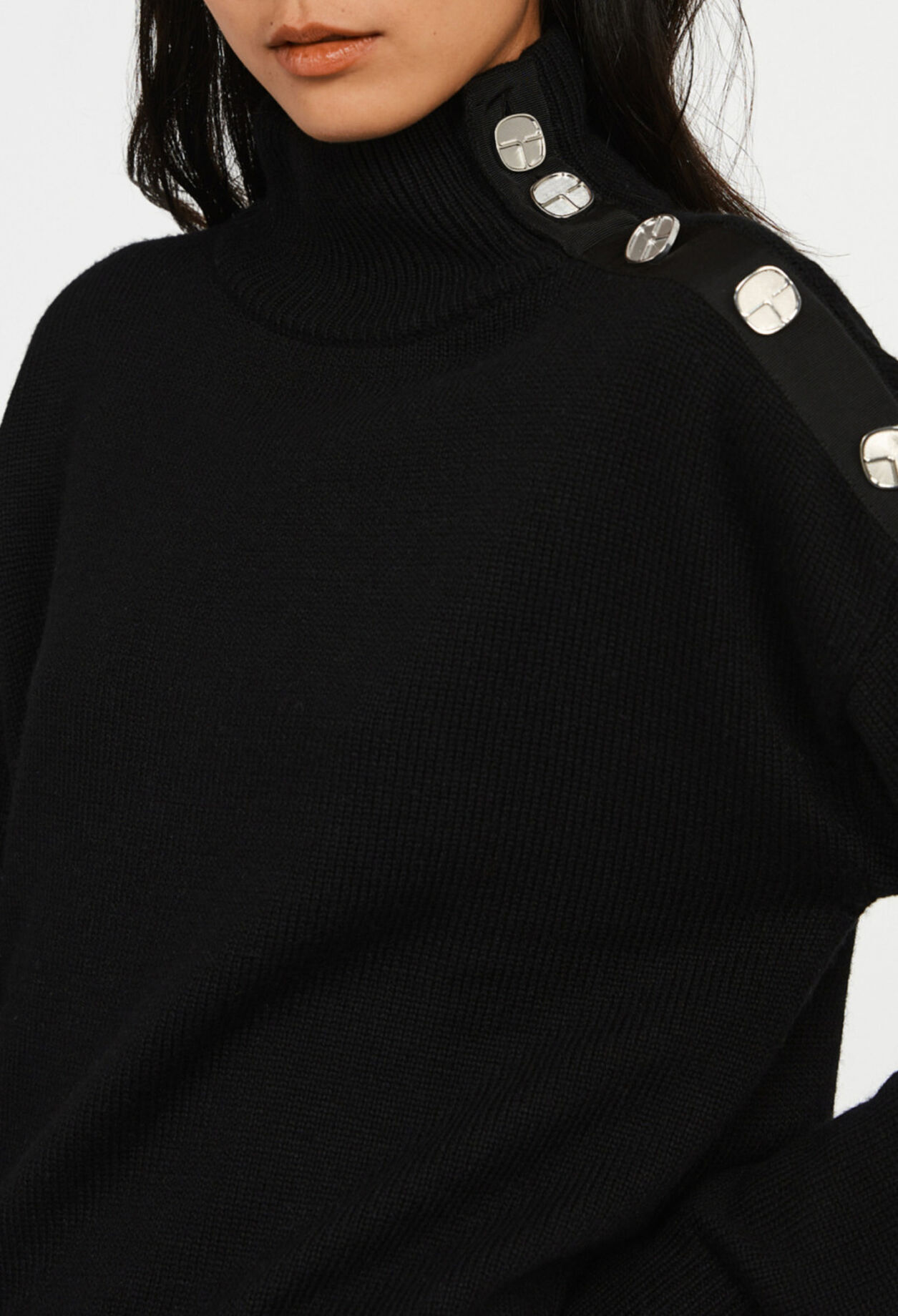Oversize sweater in wool