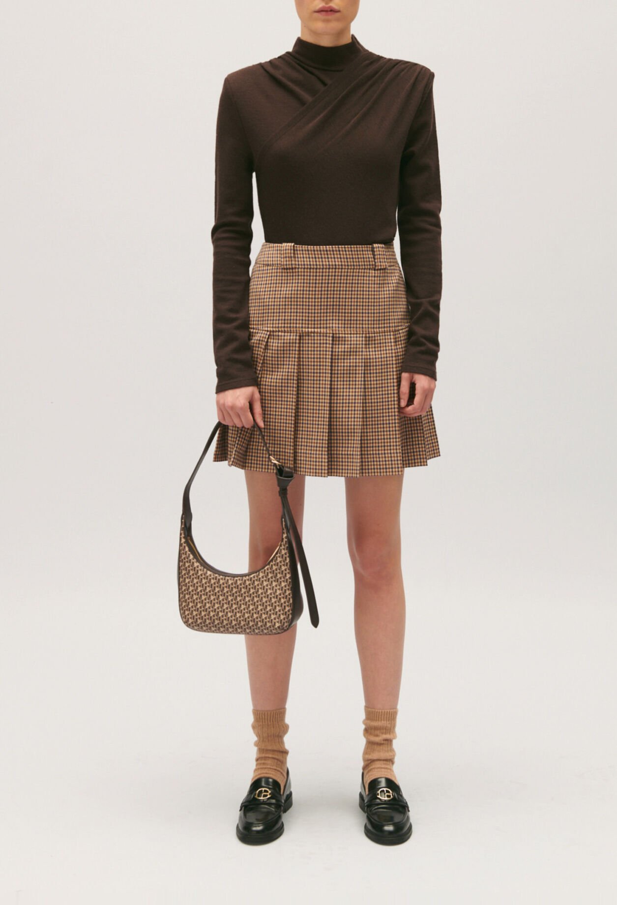 Chocolate wool T-shirt