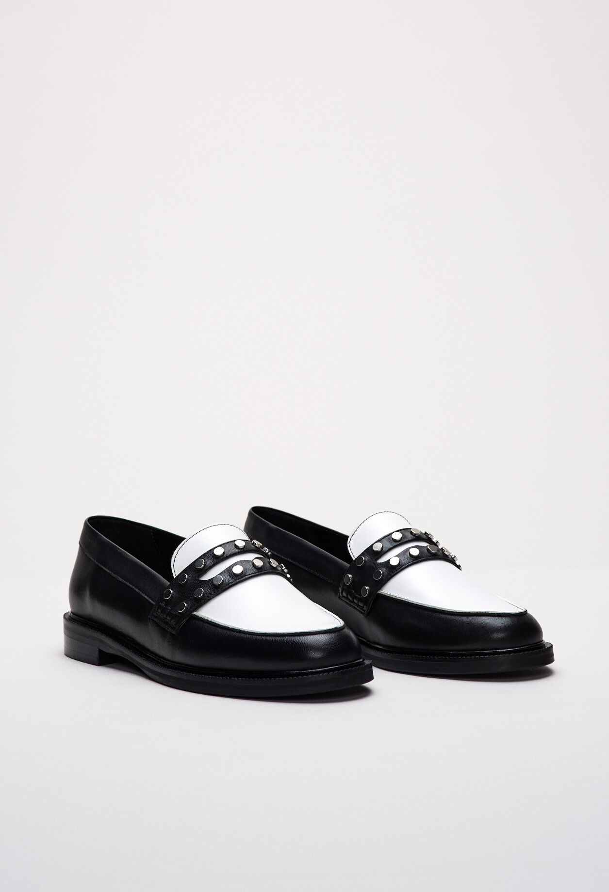 Studded loafers