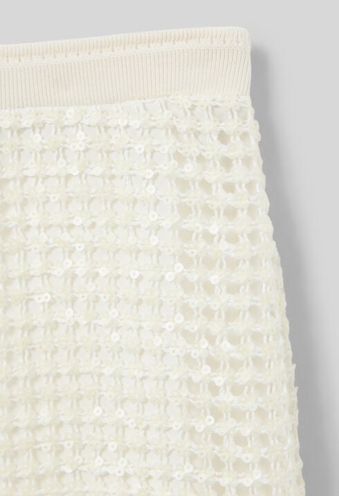 Crochet midi skirt