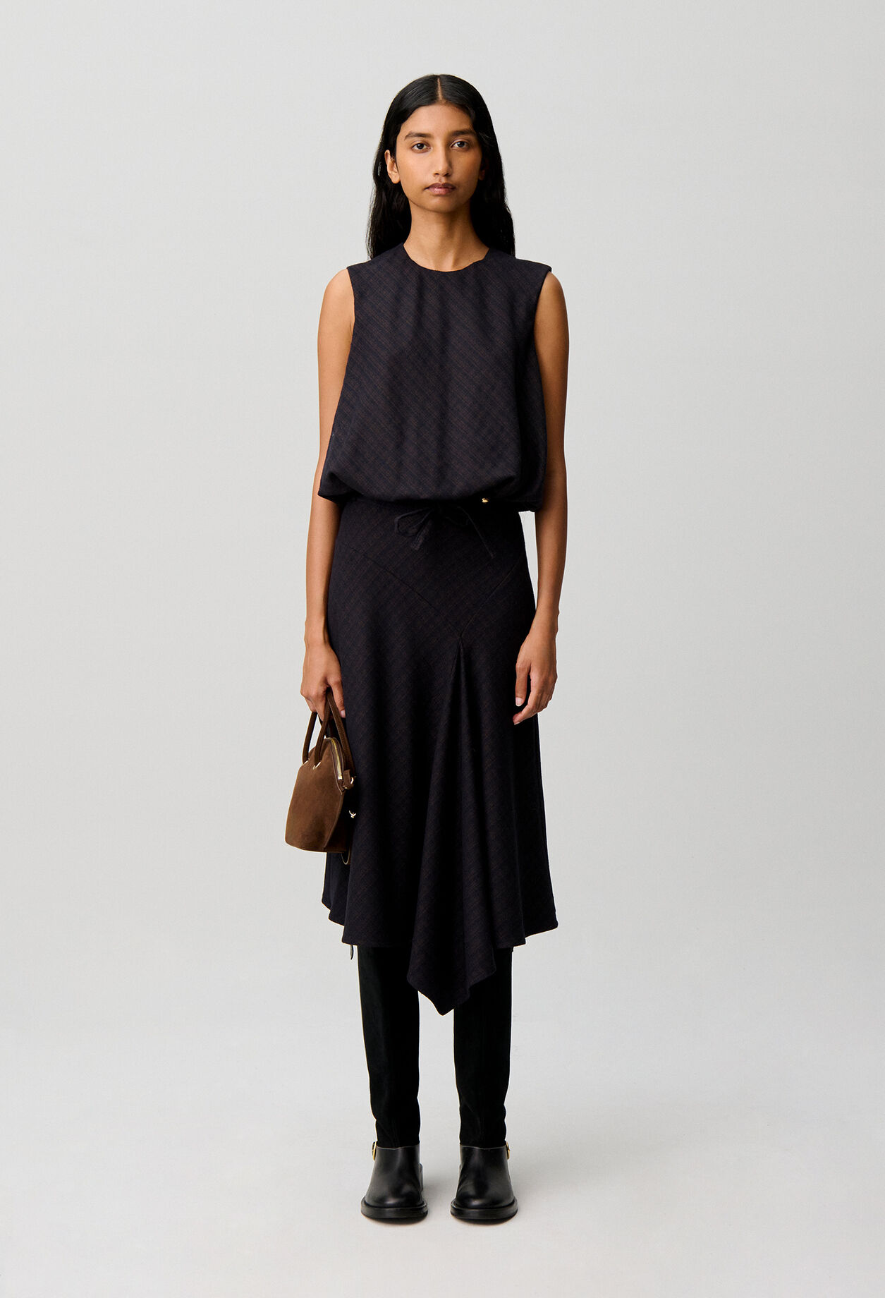 Short blouson top